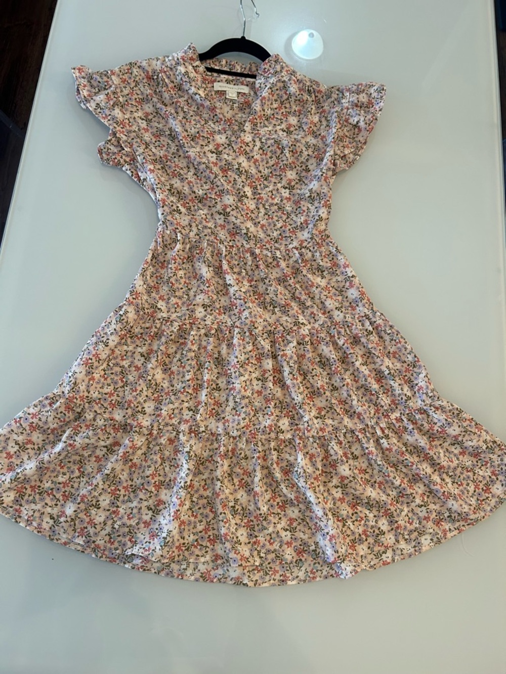 Floral Tiered Mini Dress